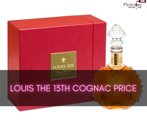 louis vuitton alcohol brands|louis the 13th cognac price.